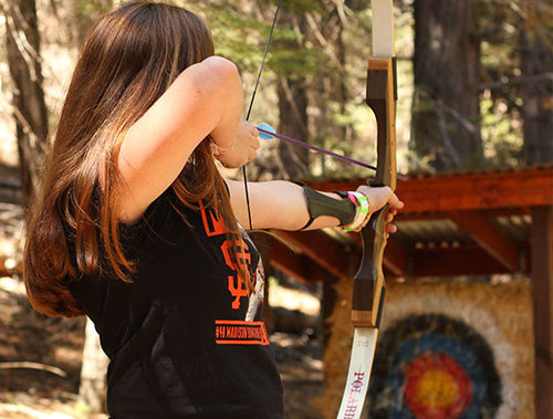 Archery at Sugar Pine Christian Camps