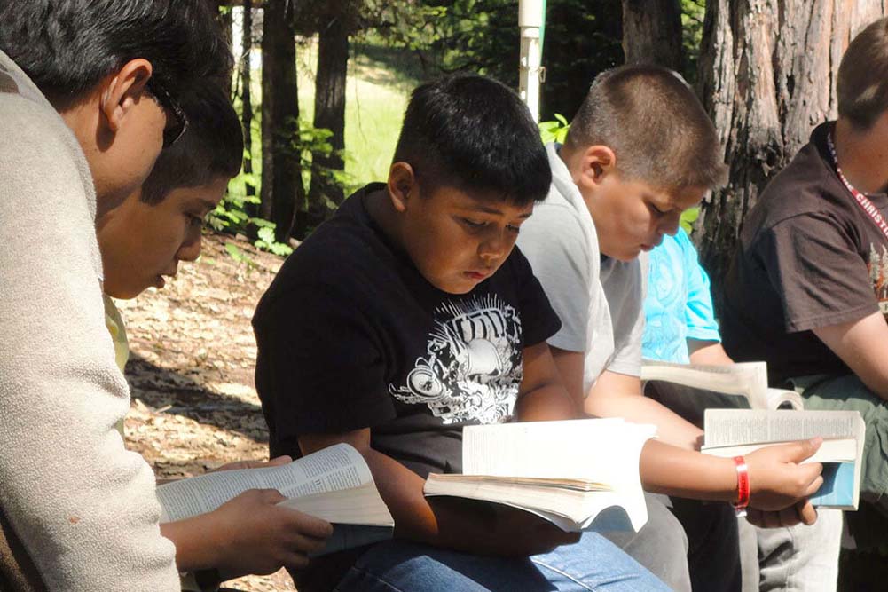 Bible Study at Sugar Pine Christian Camps