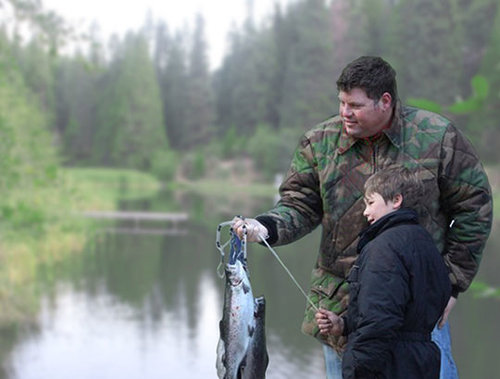 Fishing at Sugar Pine Christian Camps