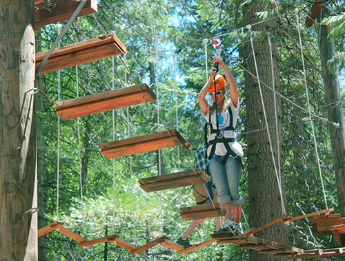 High Ropes Course at Sugar Pine Christian Camps