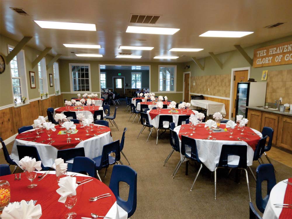 Dining Hall at Sugar Pine Christian Camp