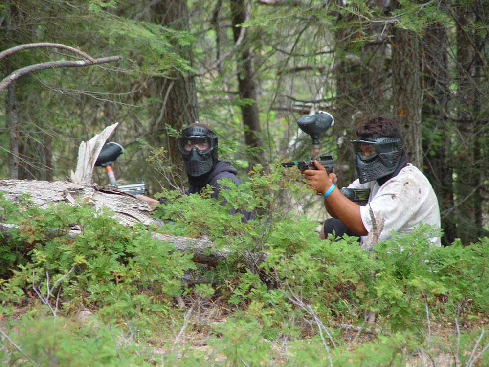 Paintball at Youth Camp
